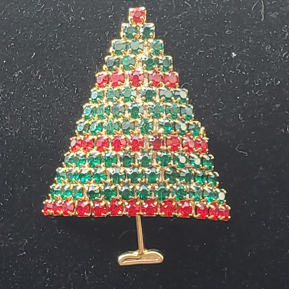🎄Vintage Christmas Tree Brooch